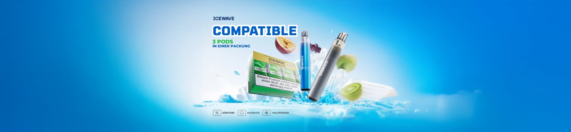 Icewave Pods & System: Top Geschmack & Kompatibilität